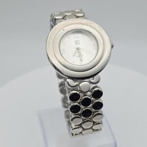 Vintage New York & Company‎ NY&C Ladies Watch Silver Tone Slinky Mesh Band 7.5"